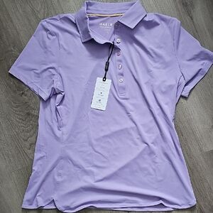Women's Lavender Golf Polo Top